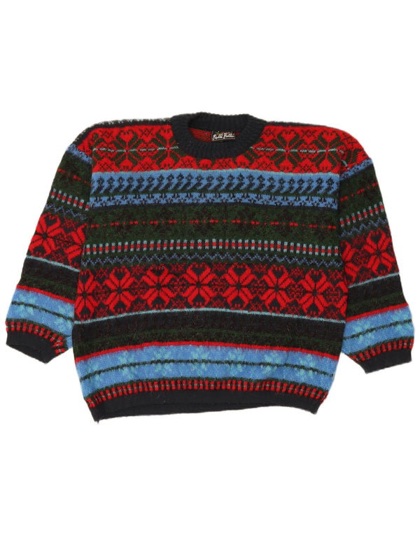 Folli Follie Womens Crew Neck Jumper Sweater UK 18 XL Multicoloured