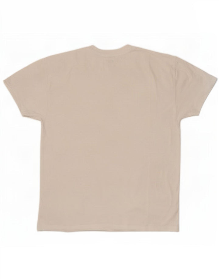 Abercrombie & Fitch Herre Relaxed T-Shirt Top Medium White Bomuld