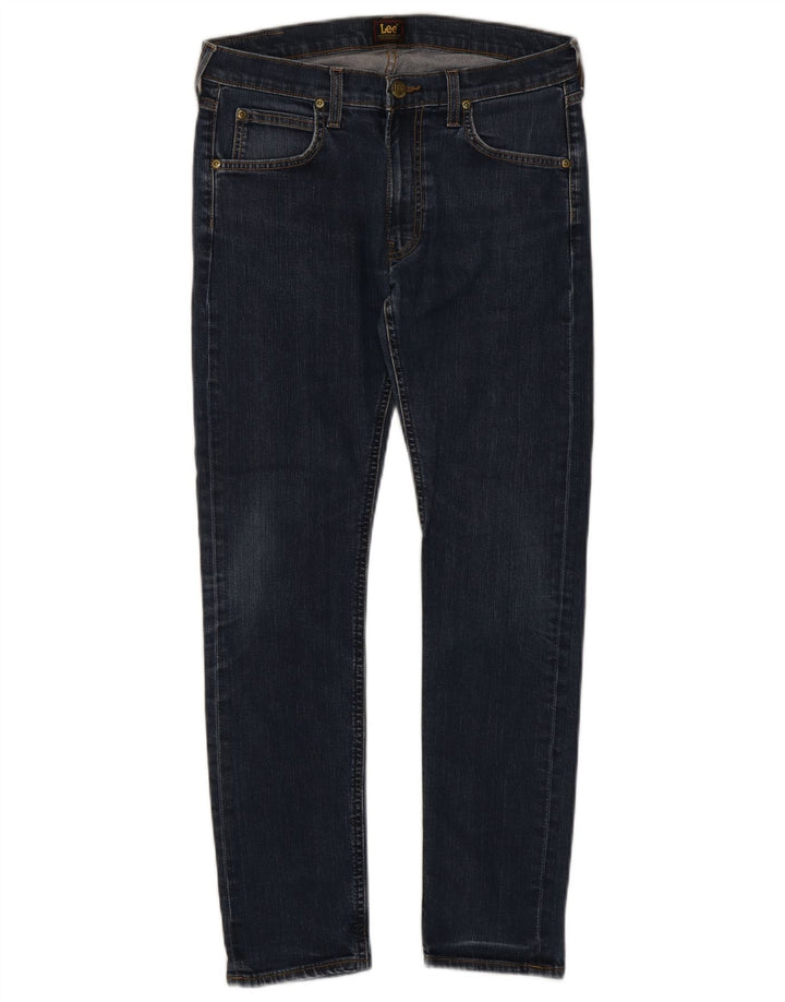Lee Dame Luke Slim Jeans W31 L30 Marineblå Bomuld