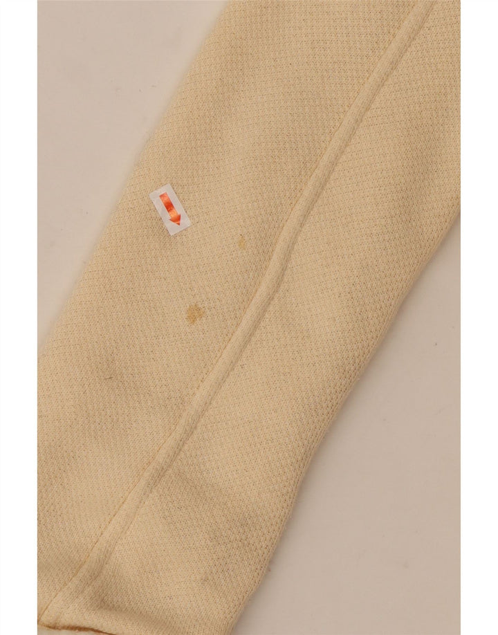 ROXY Sherpa træningsdragt topjakke til kvinder UK 10 Small off white bomuld