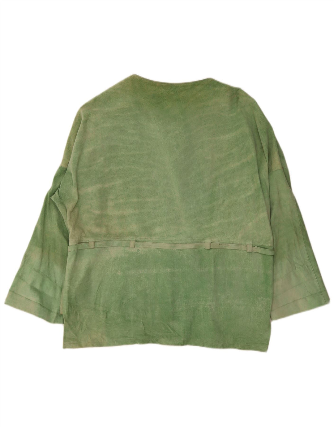 Vintage dame ruskindsjakke UK 20 2XL Grøn