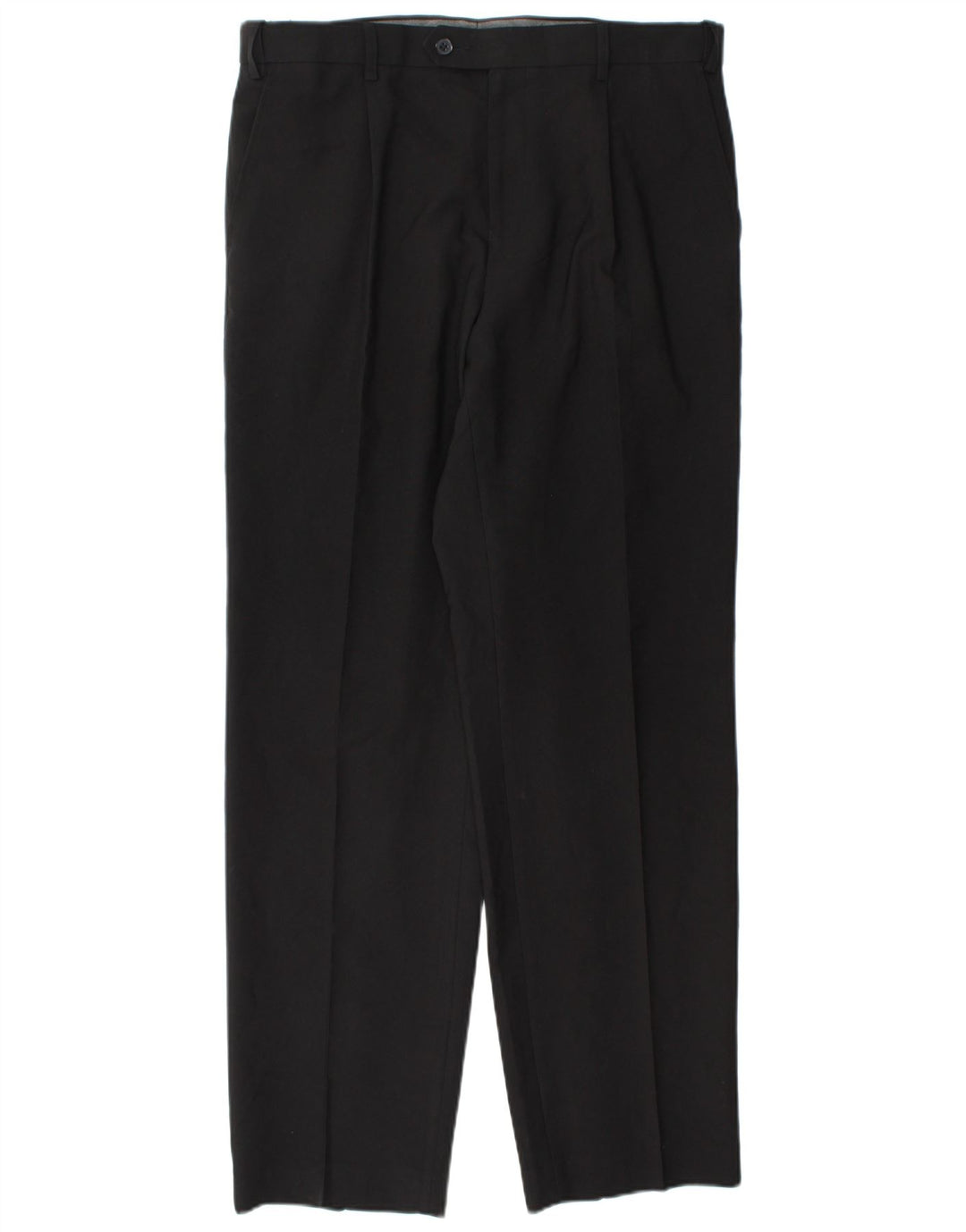 Marks & Spencer Herre Pegged Suit Bukser W36 L33 Sort Polyester