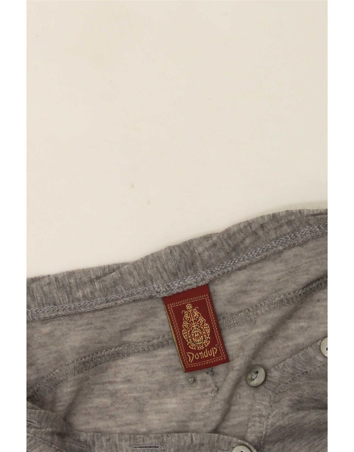 Dondup Dame Top Langærmet UK 8 Small Grå Flecked