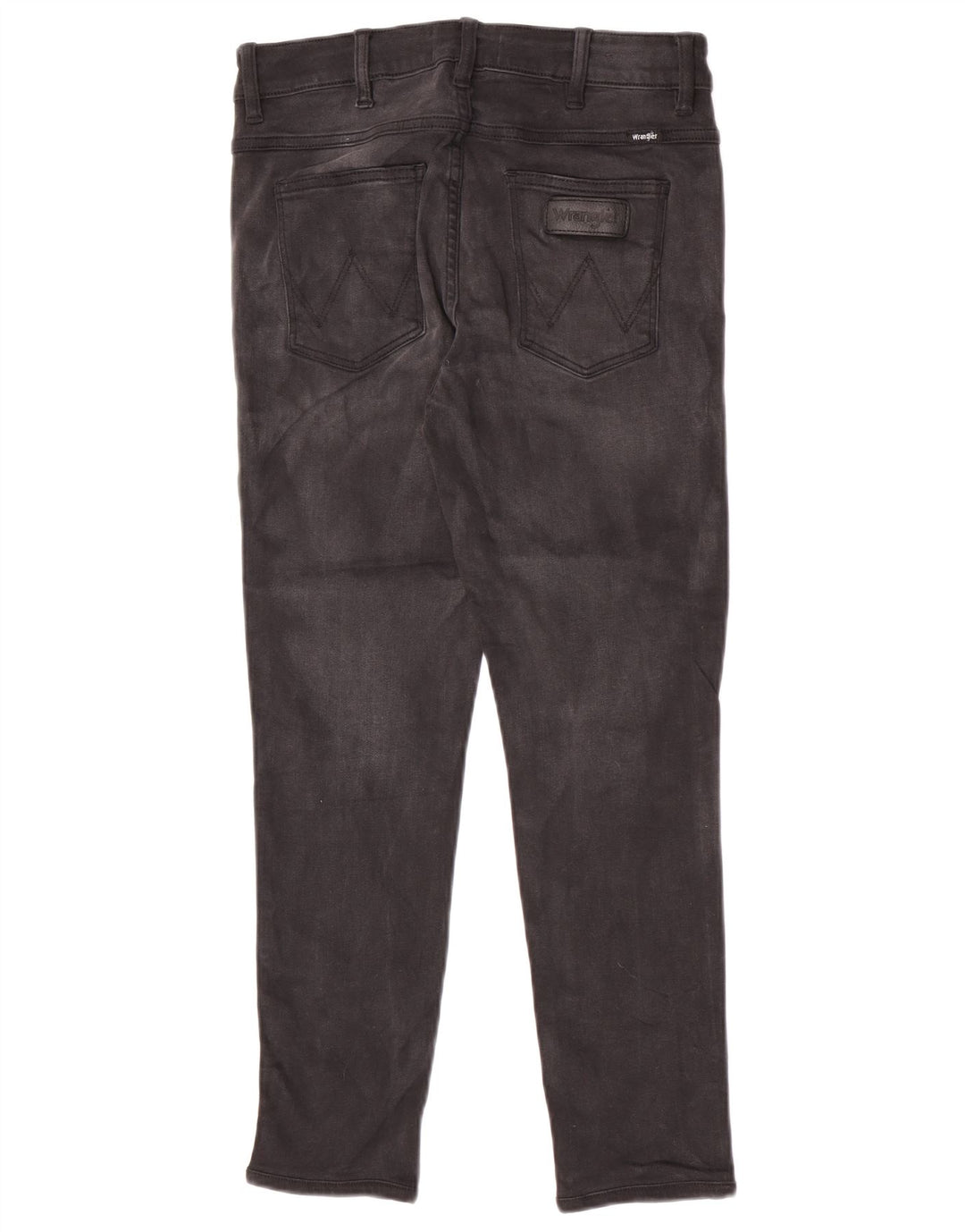 Wrangler Dame Distressed Slim Jeans W30 L26 Sort Bomuld