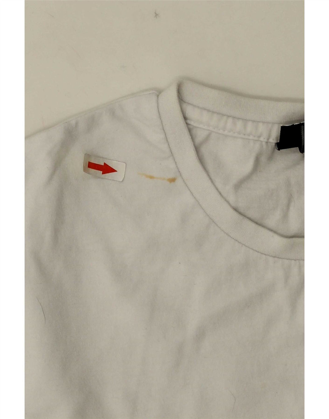 Ellesse Herre T-Shirt Top Stor Hvid Bomuld