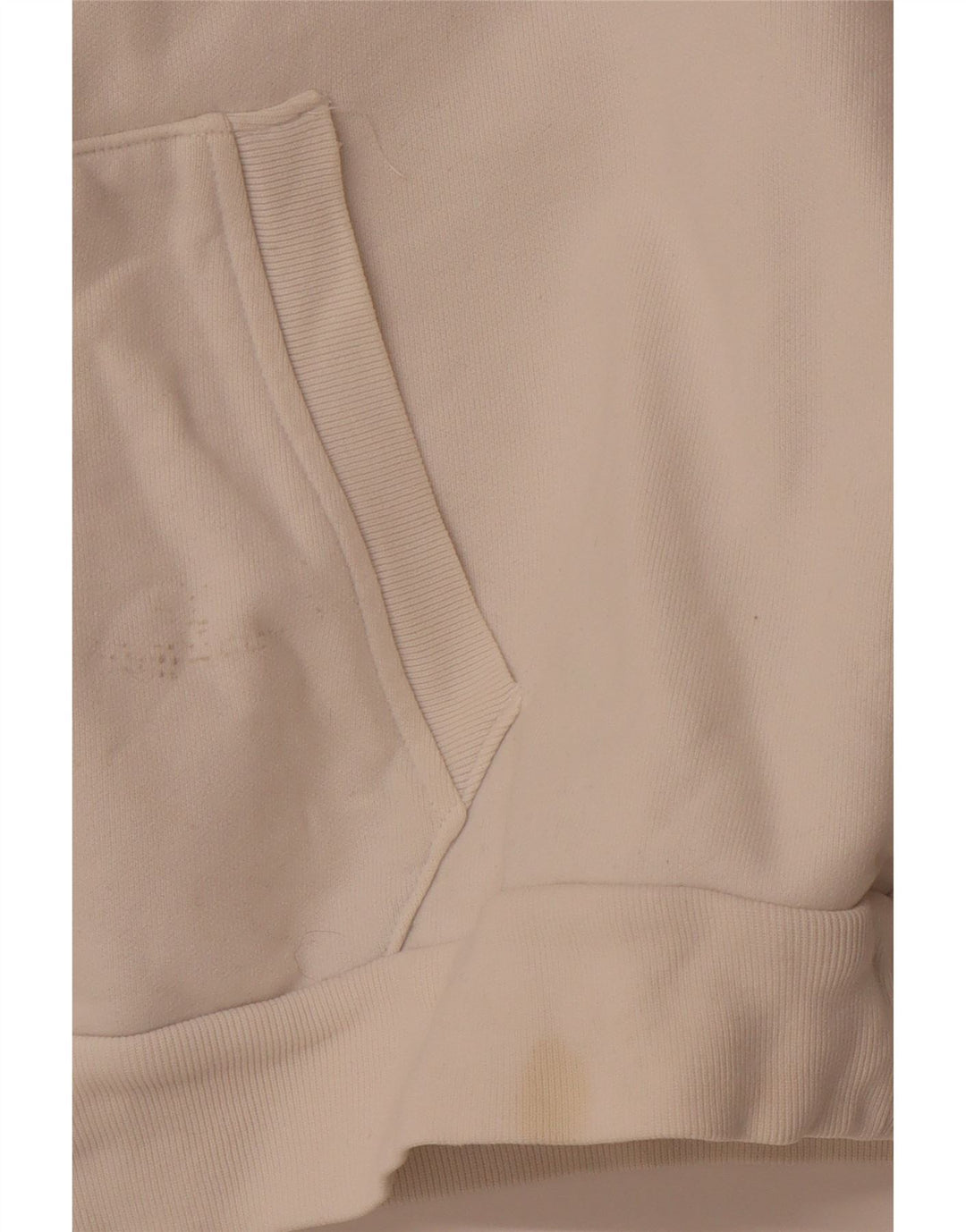 LEVI'S Oversized grafisk hættetrøjetrøje til kvinder UK 14 Medium Off White