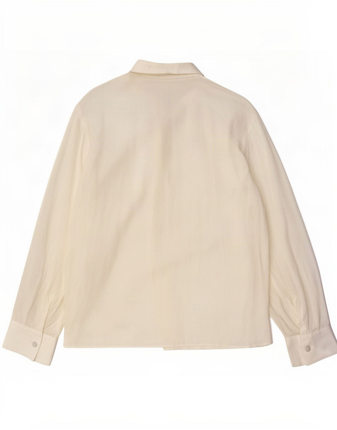 Arcadia skjortebluse til kvinder IT 46 Large Off White Acetate