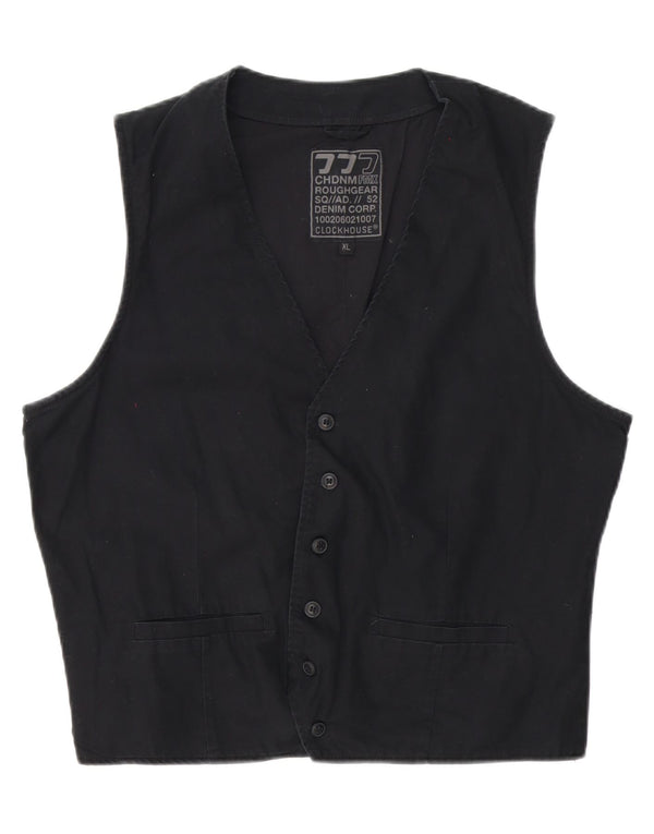 C&A Herrevest XL Sort bomuld