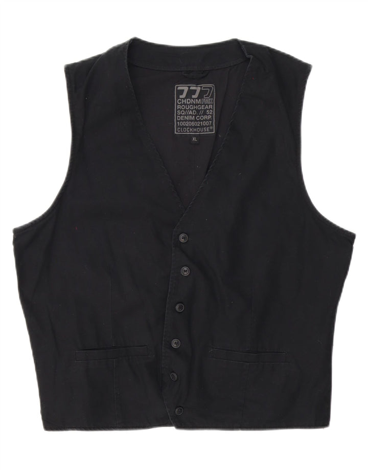 C&A Herrevest XL Sort bomuld