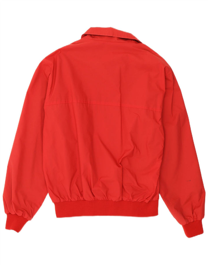 NORTH SAILS Mens Bomber Jacket UK 38 Medium Red Polyamide