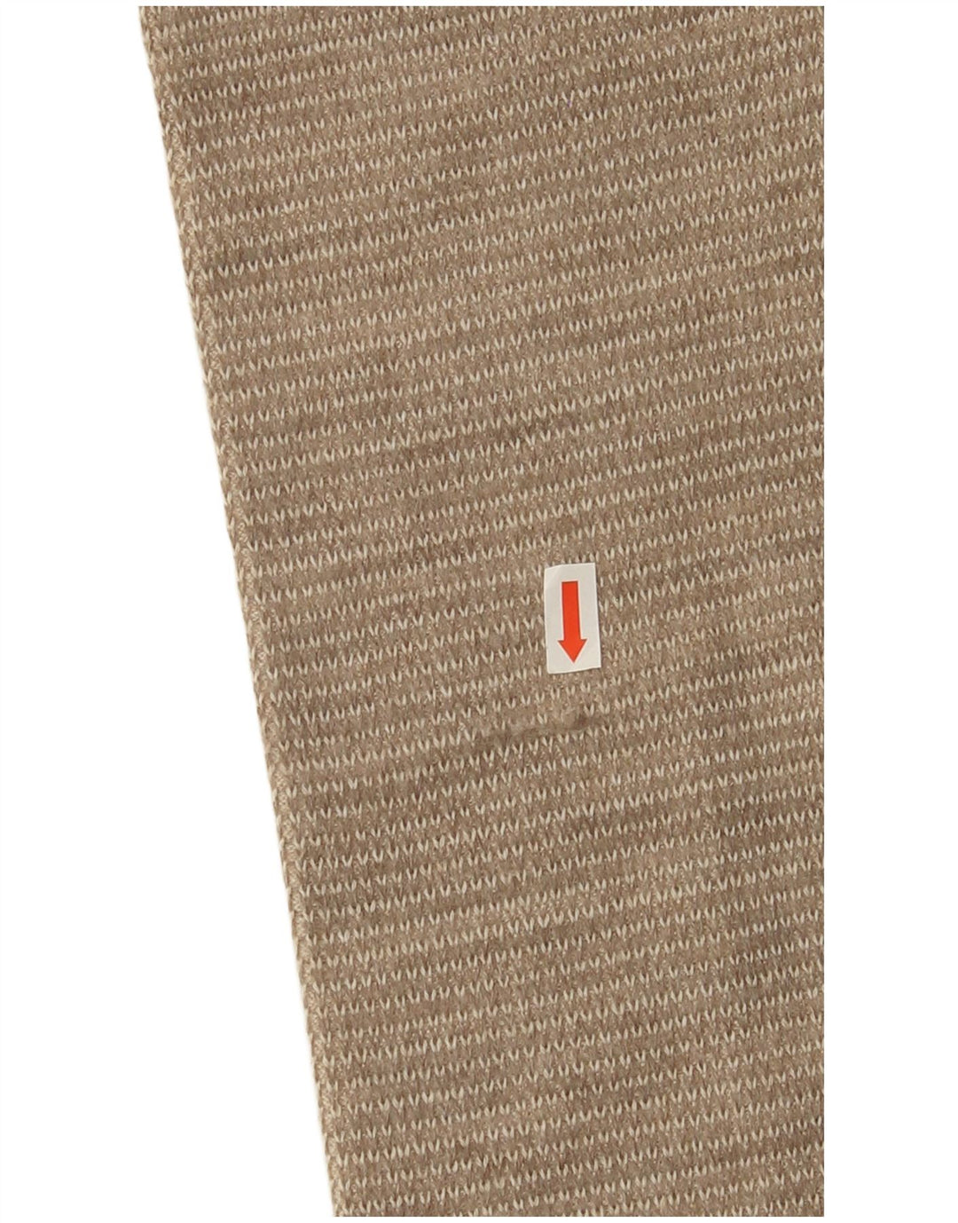 Marks & Spencer Herre V-hals sweater Small Beige Colourblock Akryl