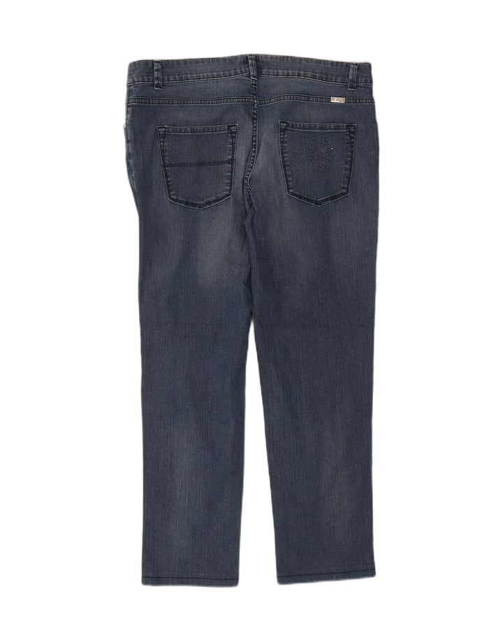 TRUSSARDI Womens Slim Jeans W33 L27 Blue Cotton