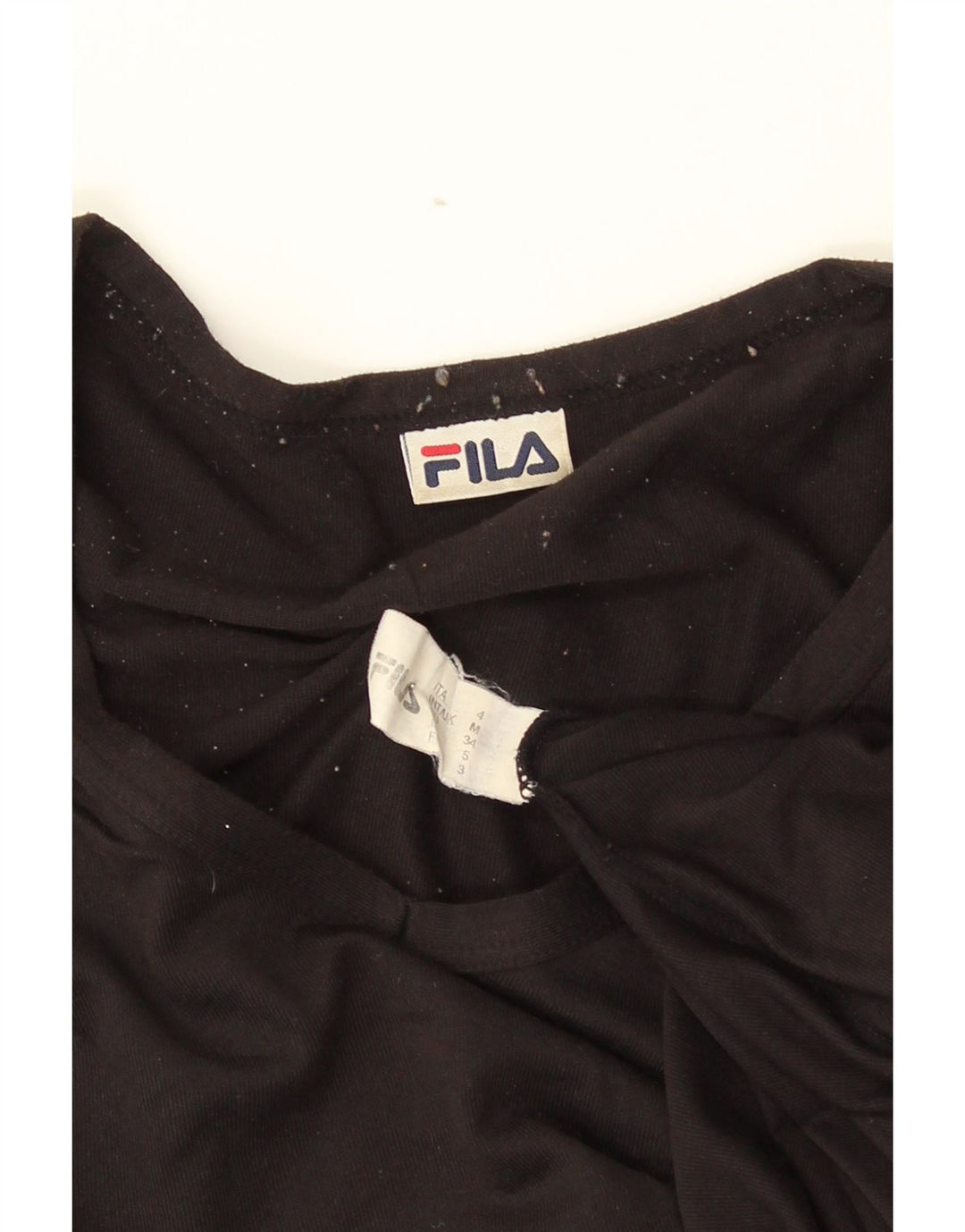 Fila Herre T-Shirt Top Medium Sort