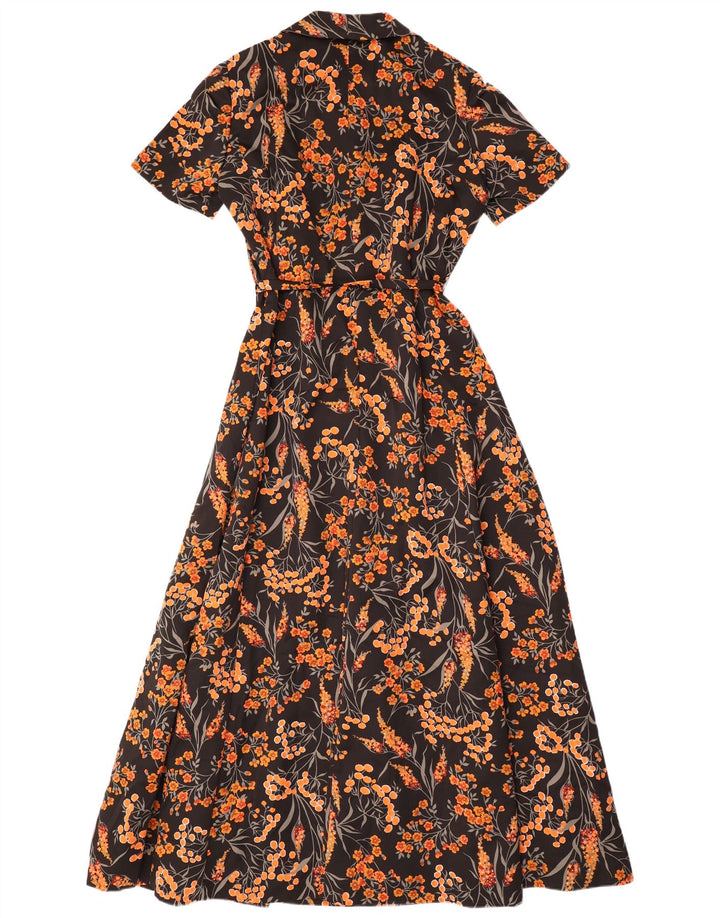 CHARMANT Dame Maxikjole IT 44 Medium Black Floral Polyester