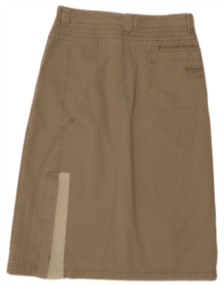 Murphy & Nye Midi-nederdel til kvinder W28 Medium Khaki