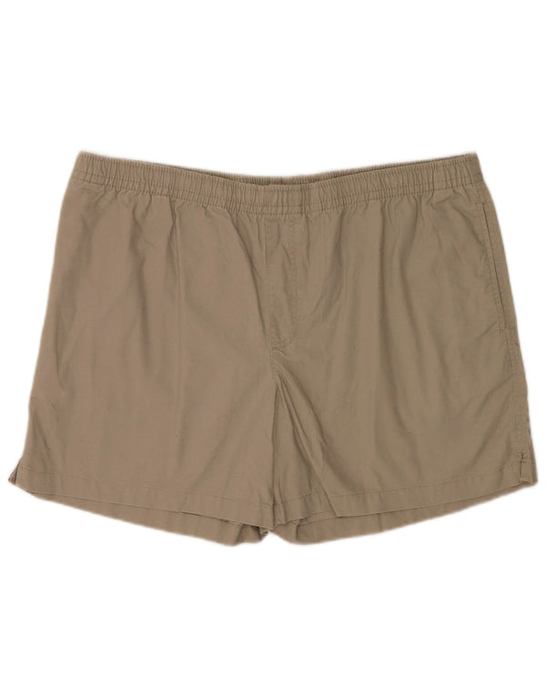 Marks & Spencer Herre Blue Harbor Chino Shorts W42 2XL Beige Bomuld