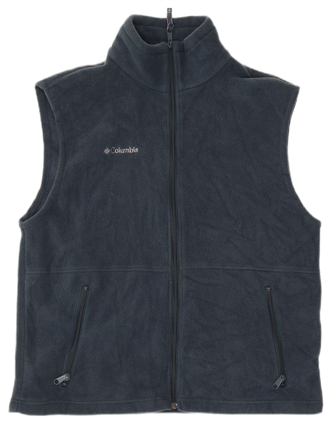 Columbia Herre Fleece Gilet UK 40 Large Navy Blue Polyester