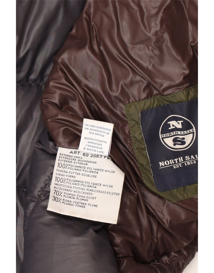 NORTH SAILS Polstret herrejakke UK 38 Medium Brun Polyamid
