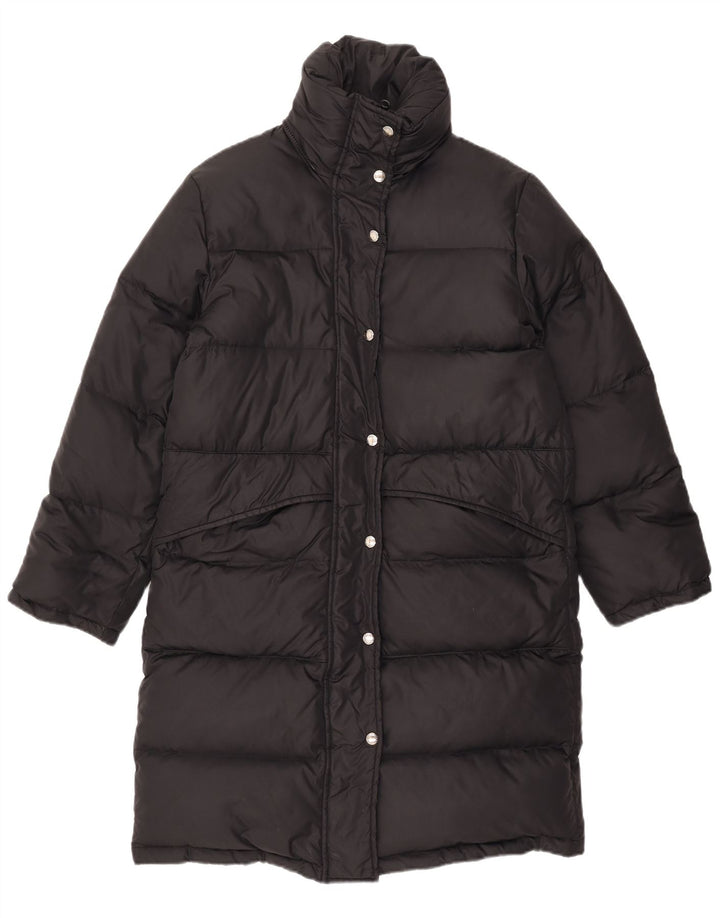 Replay Dame Oversized Polstret Frakke UK 6 XS Sort Polyamid