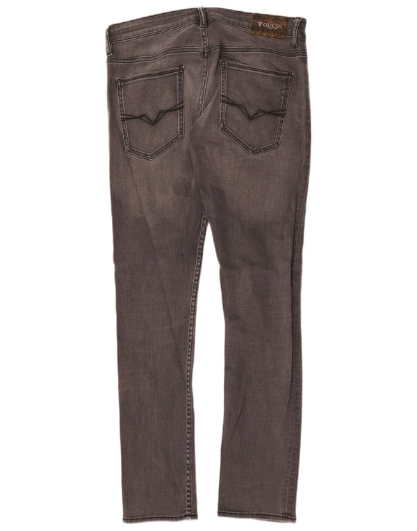 Guess Womens Skinny Jeans W33 L32 Grey