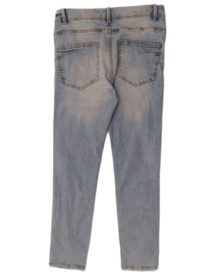 Zara Herre Slim Jeans EU 40 Medium W31 L26 Blå Bomuld