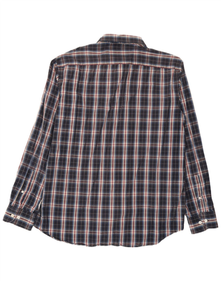 Carrera herreskjorte 2XL marineblå ternet