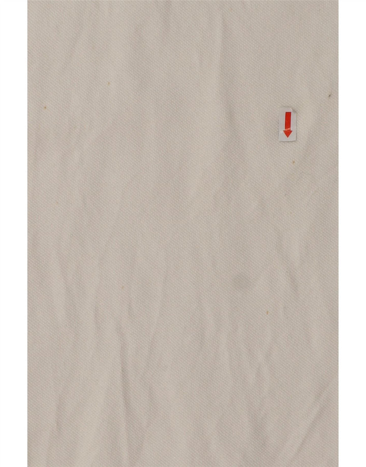 POLO RALPH LAUREN Herre Custom Fit langærmet poloskjorte lille hvid