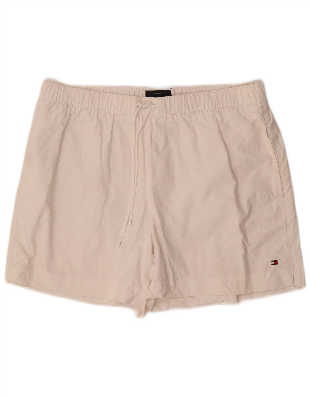 Tommy Hilfiger Herre Regular Fit svømmeshorts XL Hvid polyamid