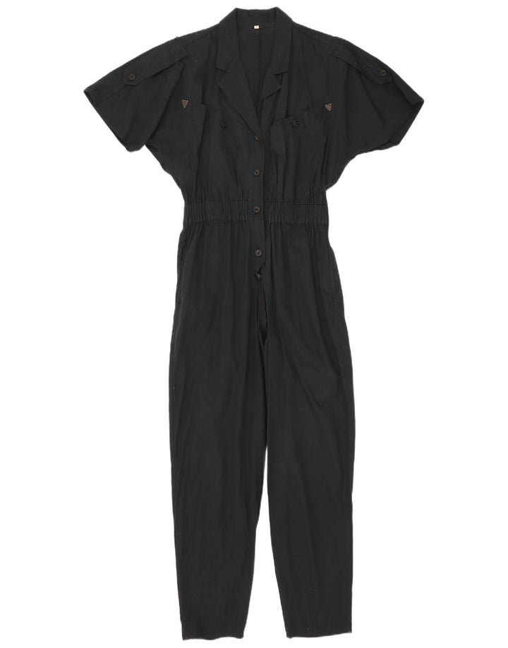 Vintage Jumpsuit til kvinder IT 42 Mellem marineblå bomuld