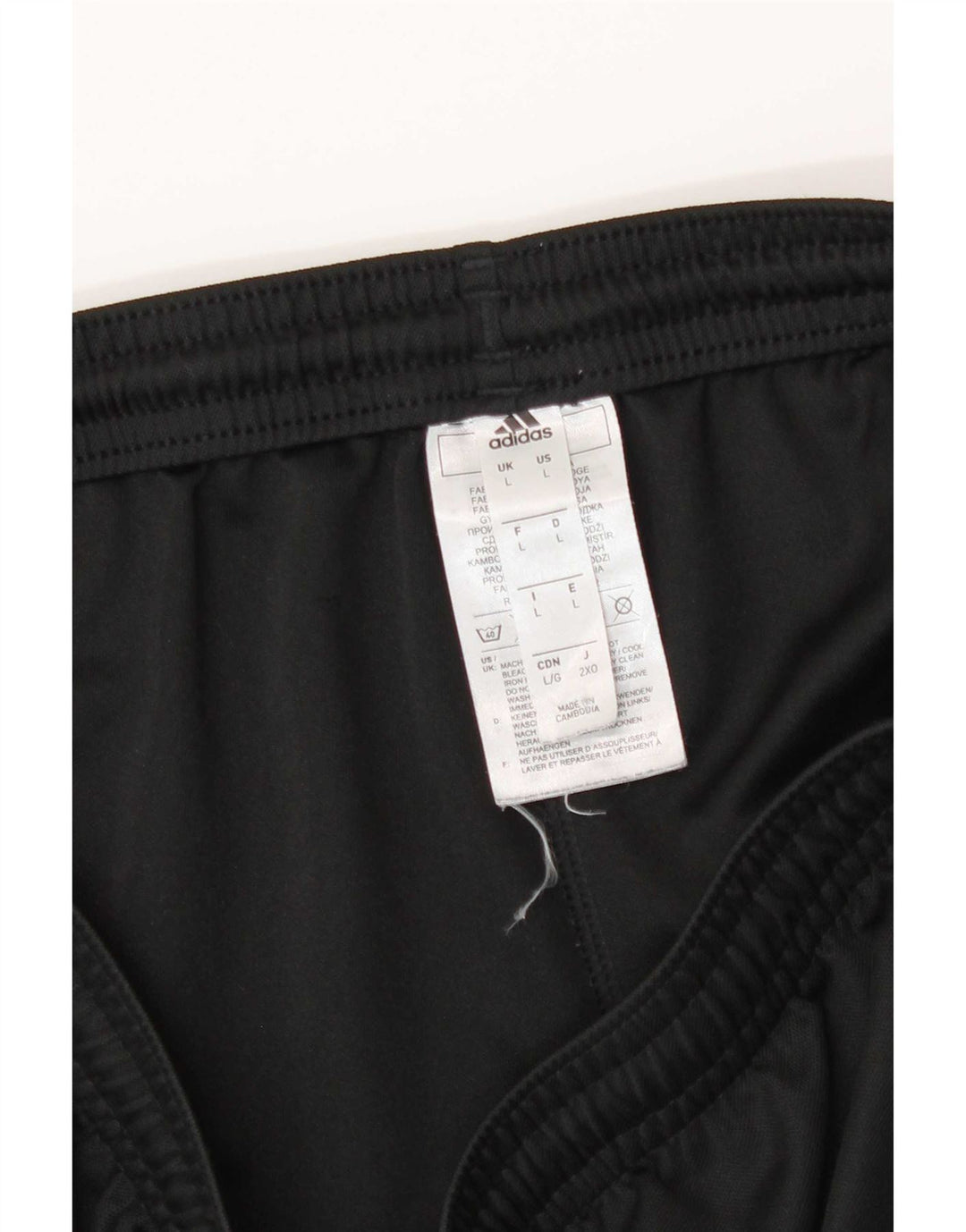 Adidas Aeroready Sportsshorts til mænd store sorte polyester