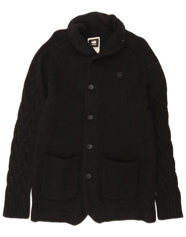 G-Star Herre cardigan sweater Medium Sort Uld
