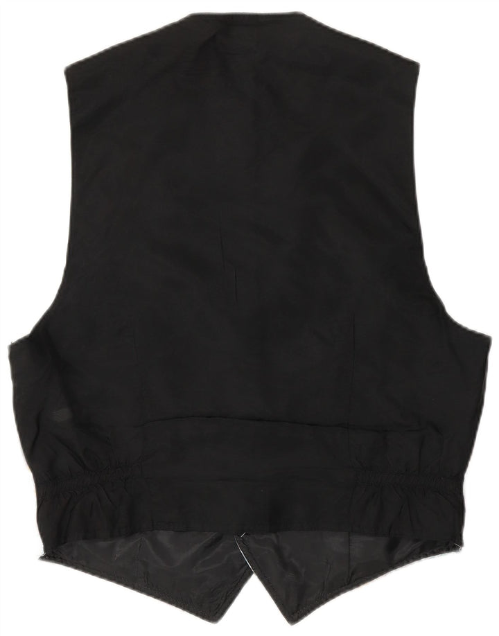 VINTAGE Damevest UK 24 4XL Flerfarvet Paisley Polyester