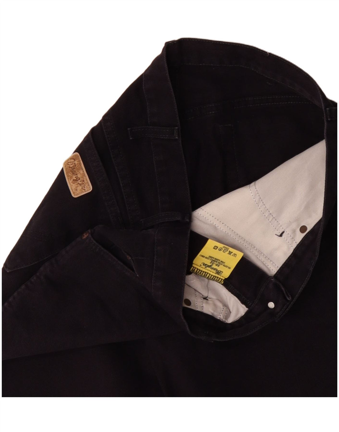 Wrangler Herre Ohio Straight Jeans W36 L28 Marineblå Bomuld