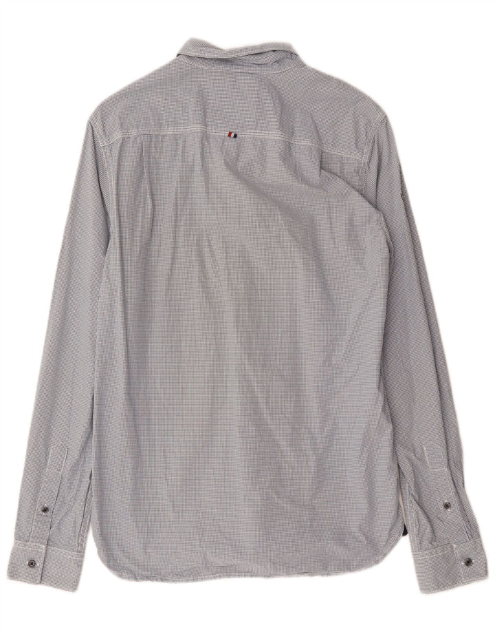 Superdry Herreskjorte Medium Blue Gingham Cotton