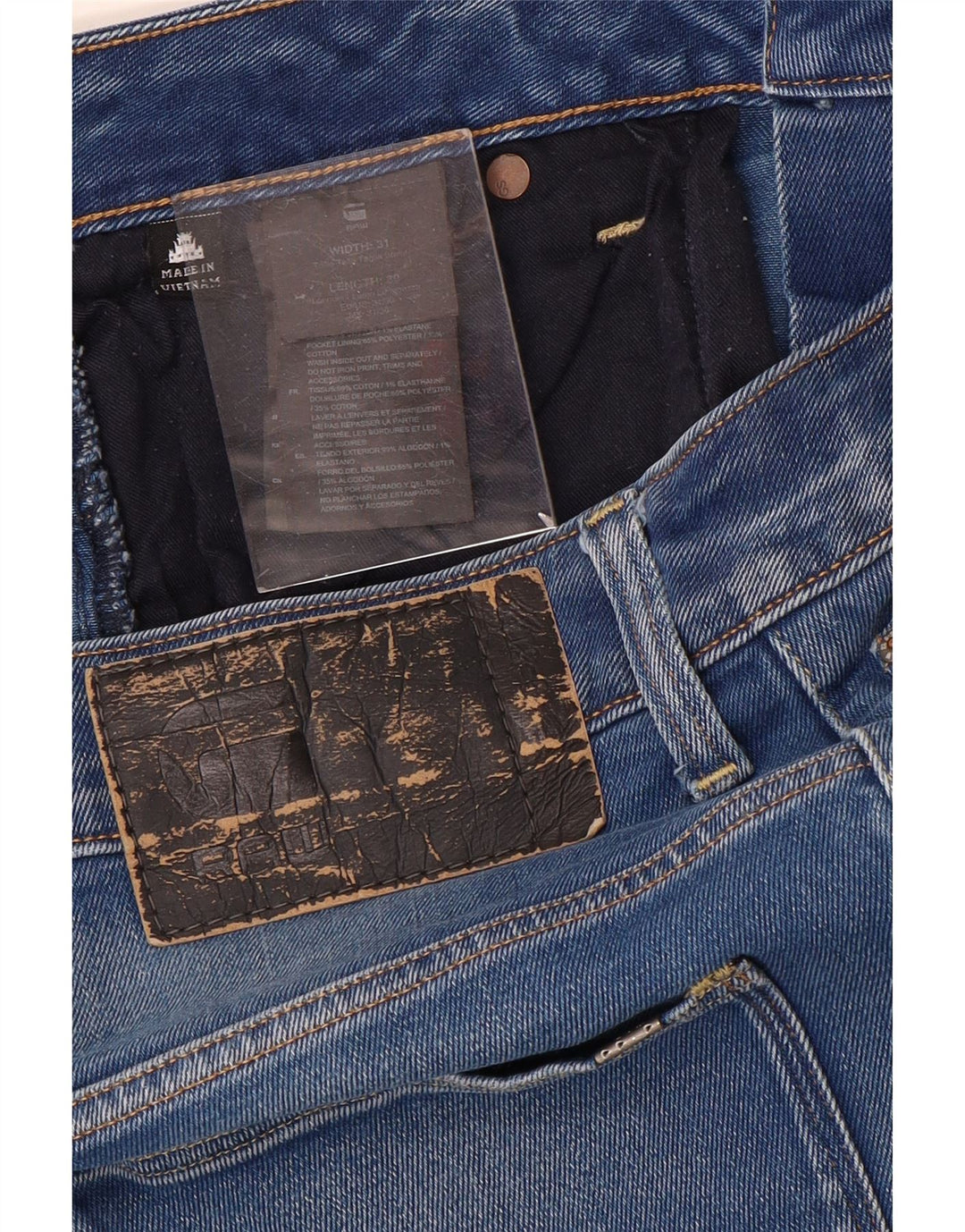 G-Star Herre Banana Slim Jeans W31 L30 Blå