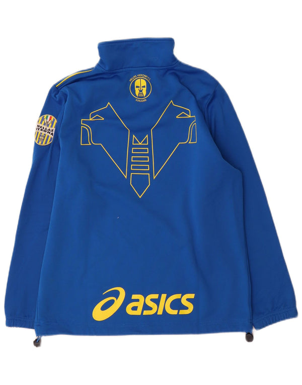 Asics Boys HELLAS VERONA Grafisk Pullover Træningsdragt Top 11-12 år Blå