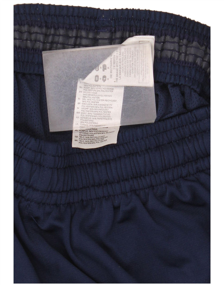 Adidas grafiske sportsshorts til mænd mellem marineblå polyester