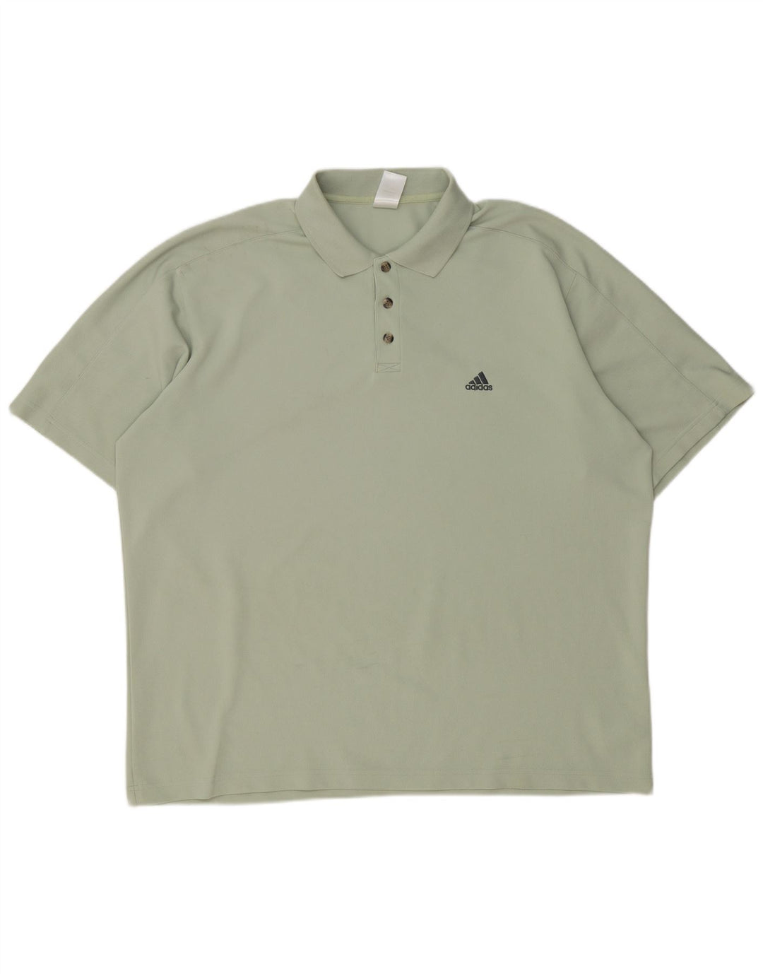 ADIDAS Poloshirt til mænd XL Grøn polyester
