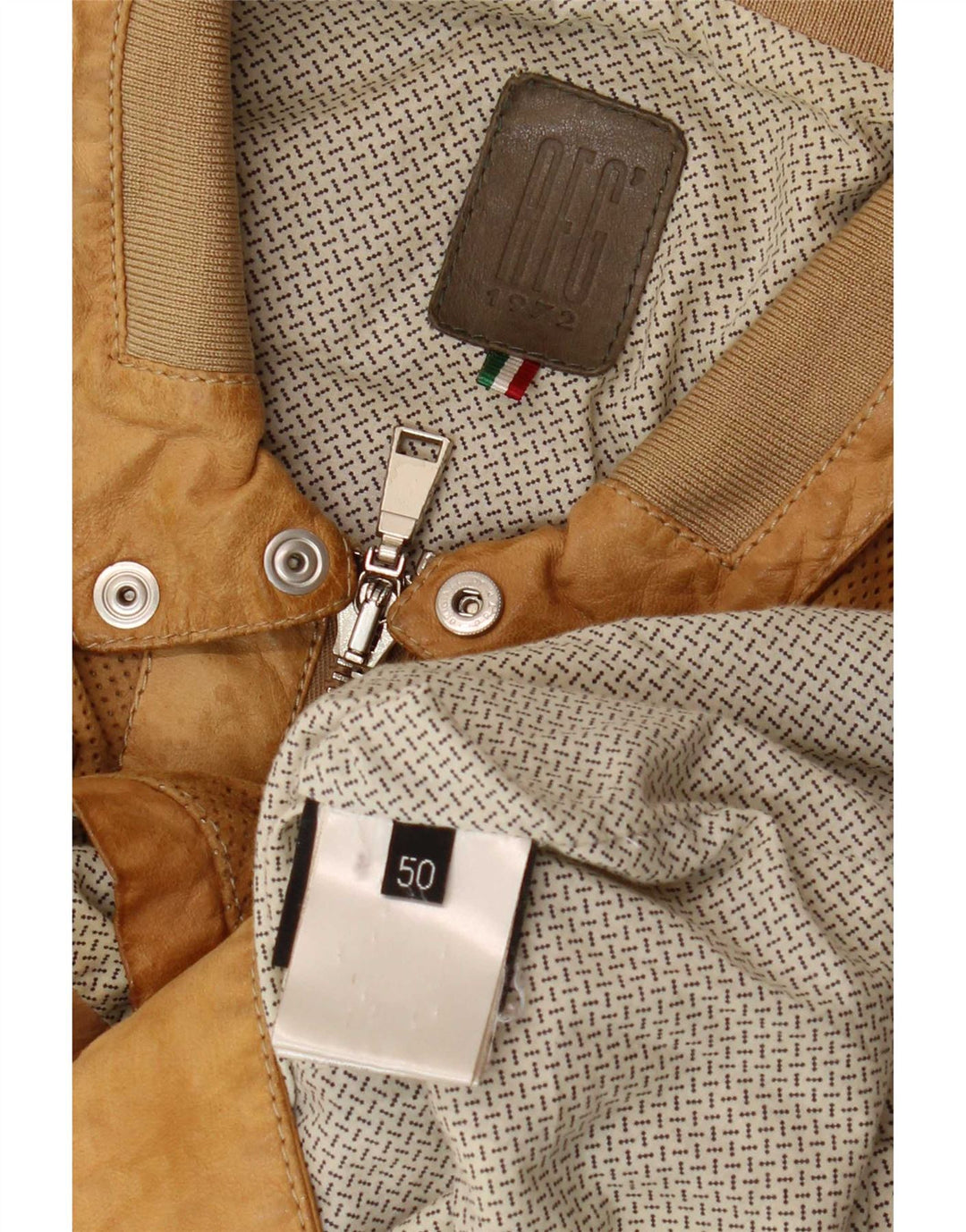 AFG Herre ruskindsjakke IT 50 Large Beige