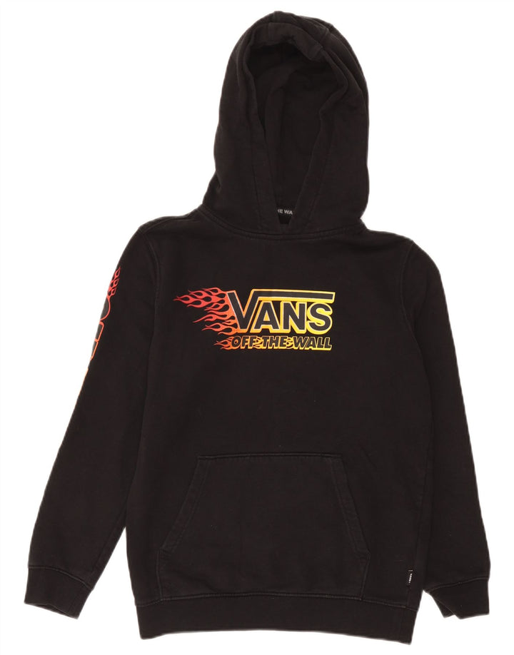 Vans Graphic Hoodie Jumper UK 12 Medium Sort