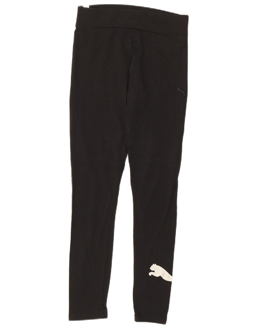 Puma Grafiske Leggings til kvinder UK 12 Medium Sort Bomuld