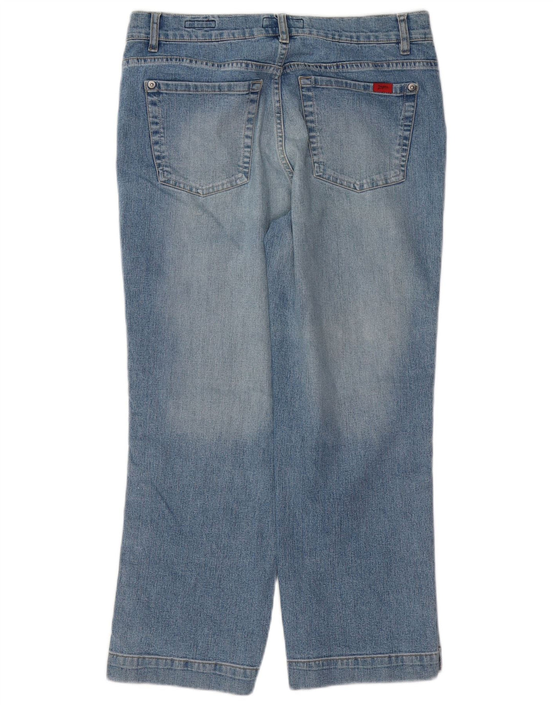 ZAGORA Dame Nelly Straight Cropped Jeans EU 38 Medium W32 L24 Blå