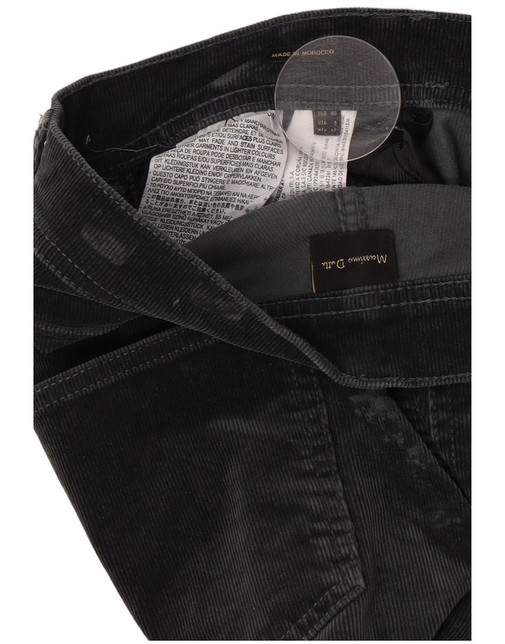 Massimo Dutti Dame fløjlsbukser EU 40 Medium W30 L31 Marineblå