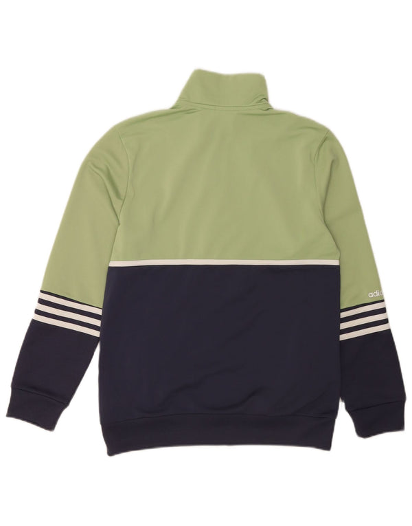Adidas Træningsdragt Topjakke til drenge 12-13 år Grøn Colourblock Sports