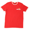 Ellesse Herre Grafisk T-Shirt Top Stor Rød Bomuld
