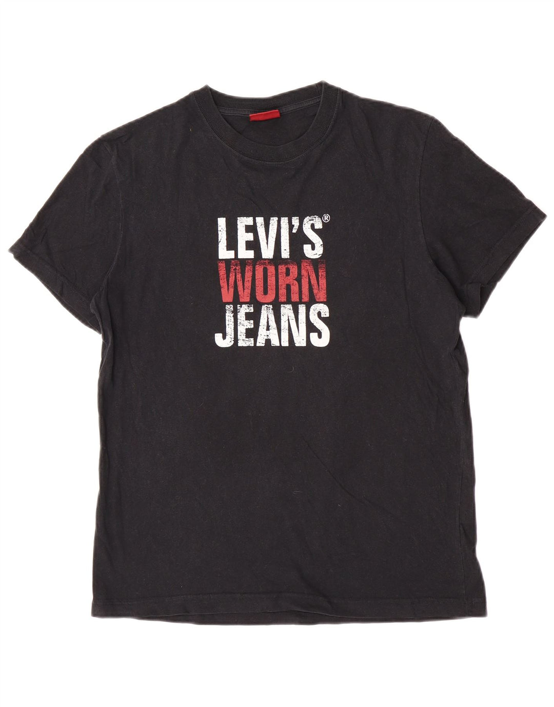 Levi's Herre grafisk T-shirt top mellem sort bomuld