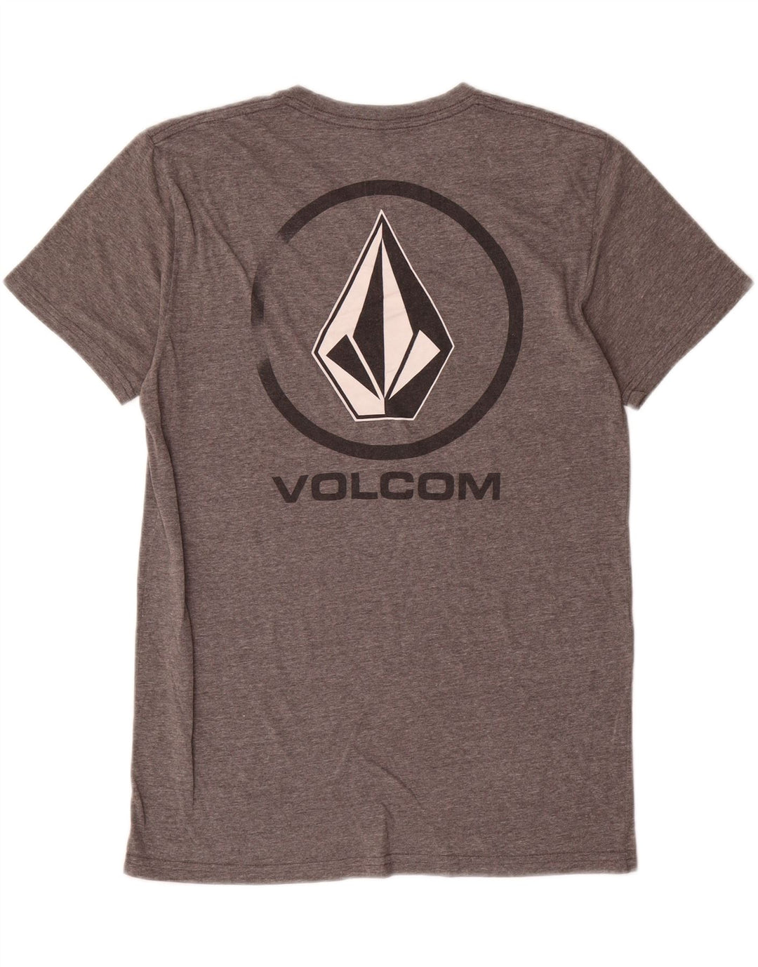Volcom Herre Grafisk T-Shirt Top Lille Grå Bomuld