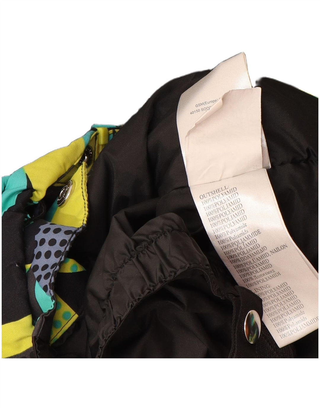 BILLABONG Herre Windbreaker Jacket UK 38 Medium Flerfarvet Geometrisk