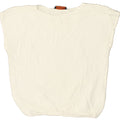TRUSSARDI Womens Blouse Top UK 14 Medium White Viscose | Vintage Trussardi | Thrift | Second-Hand Trussardi | Used Clothing | Messina Hembry 