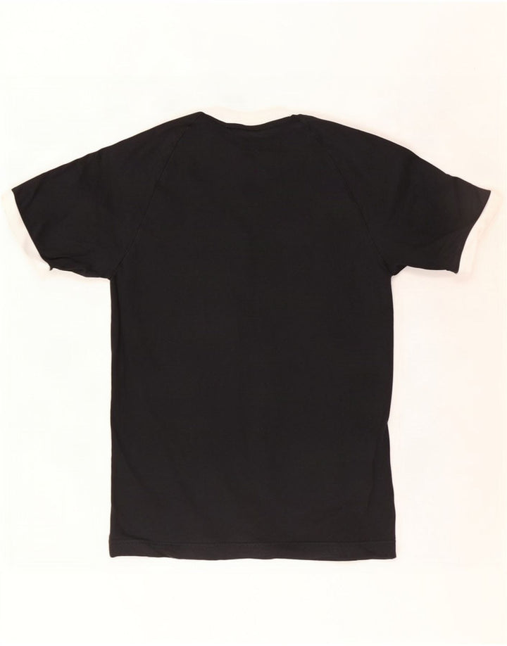 Adidas herre T-shirt top lille sort bomuld